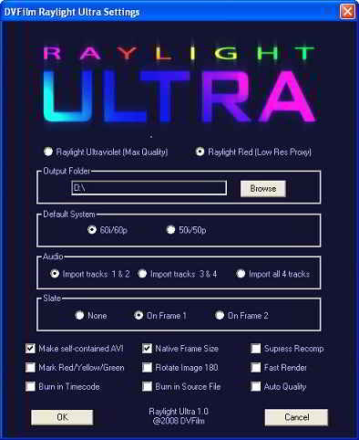 Raylight Ultra Config