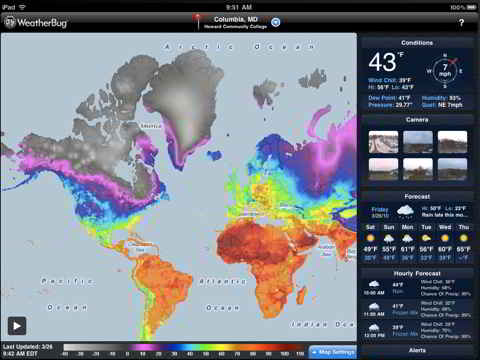 WeatherBug Elite for iPad